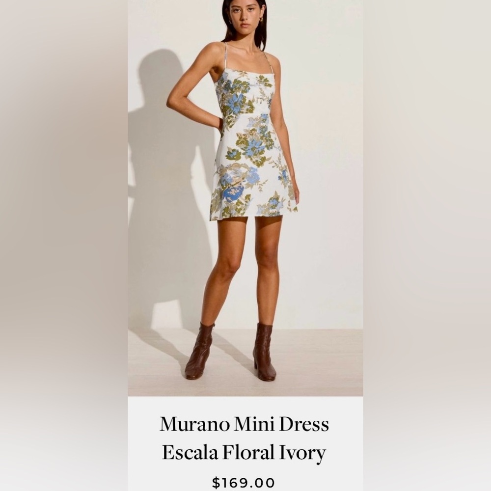 Faithfull The Brand Murano Escala Floral Mini Dress